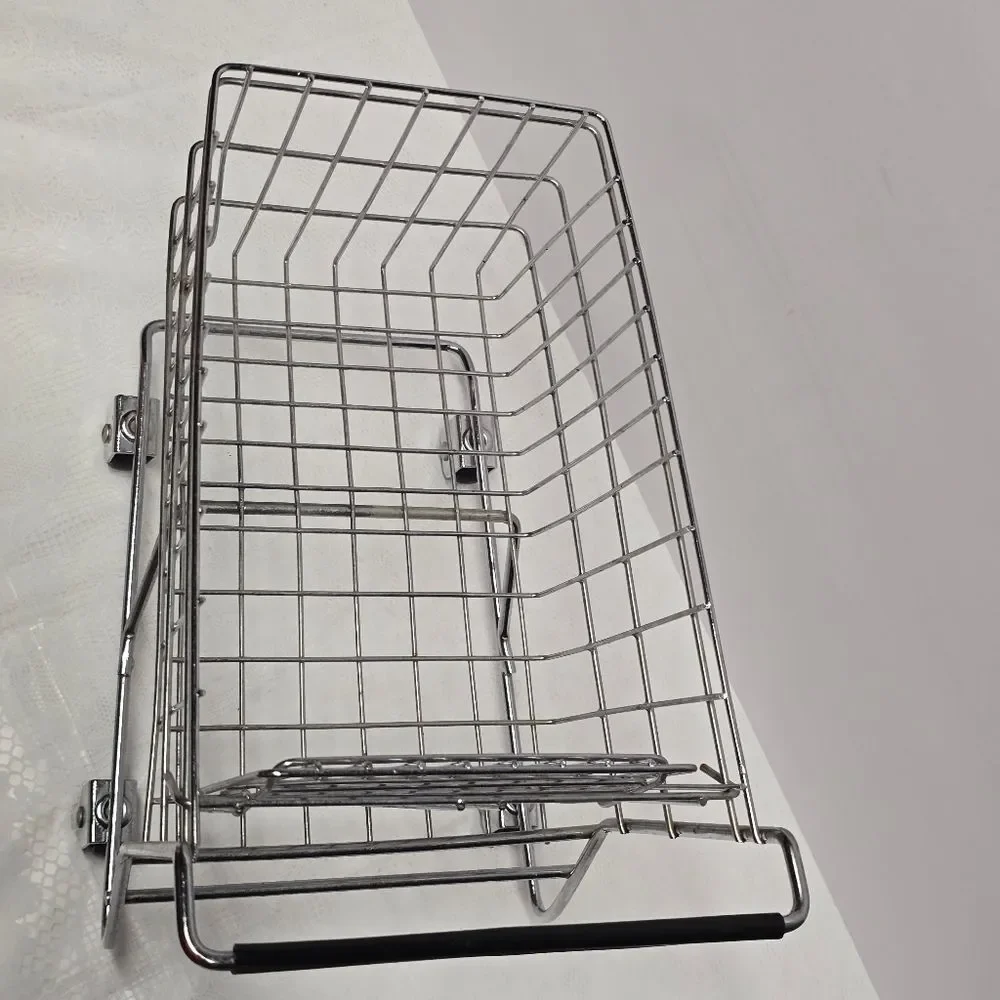 Kids Or Doll Toy Grocery Shopping Cart Silver Metallic Mini Cart